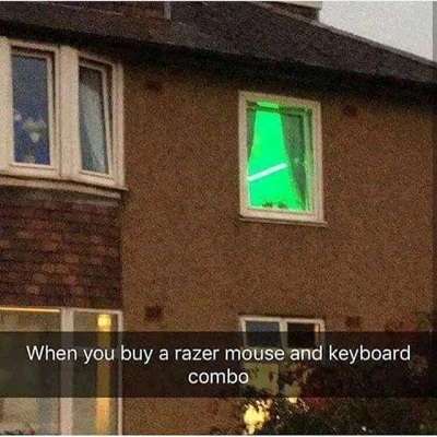 radziuxd - #heheszki #pcmasterrace #razer