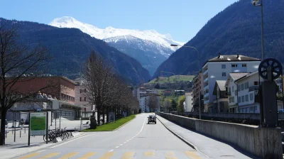 manedhel - Taki widok spod domu jeszcze do końca miesiąca (ʘ‿ʘ)
Brig-Glis, #szwajcar...
