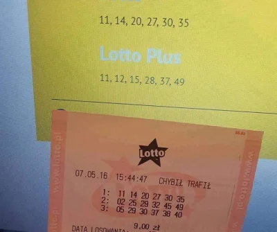 3330235 - #lotto #lottokumulacja #kupony #zaklad #zakladybukmacherskie
Wracam ze stu...
