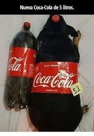 JigglyJoe - Niezłe #!$%@? z tej Coca Coli xD #!$%@? pojemność butelki z litra do 850 ...