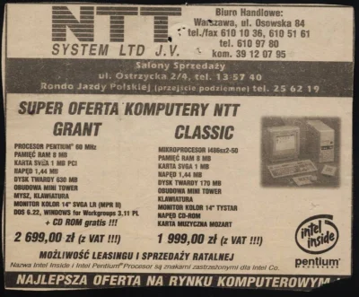 NTT_System - #nostalgia #ntt #komputery

Mówisz, że lepiej dozbierać na GTX 1080? N...