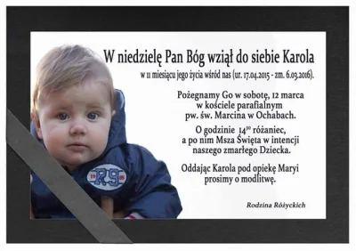 bachus - Oświadczenie rodziny Różyckich[EN]:
On behalf of the mother’s child and her...