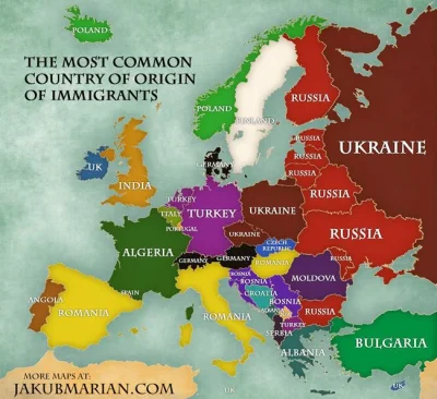 R.....e - #mapa #imigranci #emigracja #polska #europa #ciekawostki
Pieseł wyszedł na...