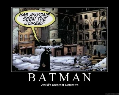 b.....d - Powinni się uczyć od Batmana