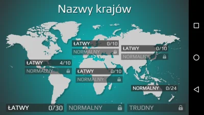 paweo - @mojemacki: Ściągnąłem grę World Map Quiz i wygląda na to, że się dzięki niej...