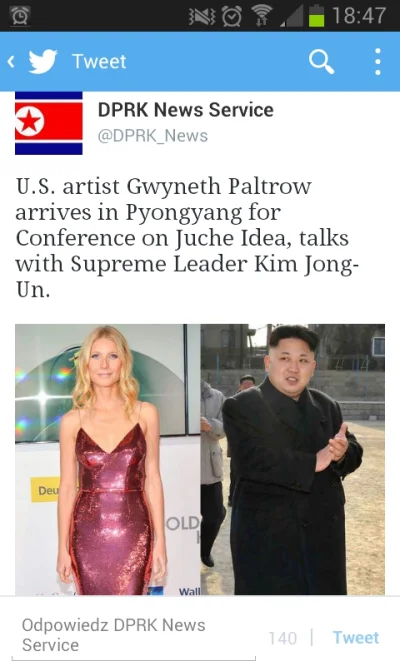 A.....i - Co ta Gwyneth to ja nie... 



#dprk #koreapolnocna #polityka