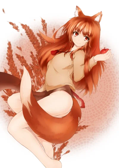 l.....f - #randomanimeshit #spiceandwolf #holo #kemonomimi #kitsunemimi #redeyesalert...