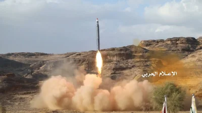 60groszyzawpis - Huti wystrzelili rakietę Burkan 2H na Arabię Saudyjską

#jemen #hu...