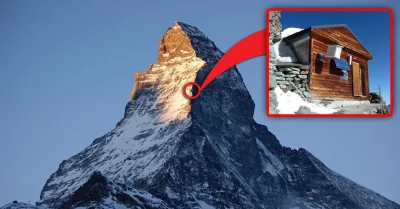 Mesk - Przypomina trochę Solvay Hut - schronisko na Matterhornie