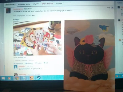 p.....o - Chcę bardzo podziękować @charmingman za świetnego koteła na pocztówce, któr...