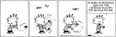 M.....k - ( ͡° ͜ʖ ͡°)

#calvinandhobbes 
#esperanto 
#komiks