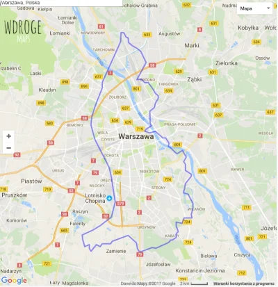 wdroge - Porównanie powierzchni Księstwa Liechtensteinu i Warszawy.
#mapporn #ciekaw...