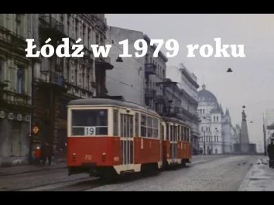lesio_knz - Kolorowe archiwalne nagranie (podobno niepublikowane) ulic i podwórek Łod...