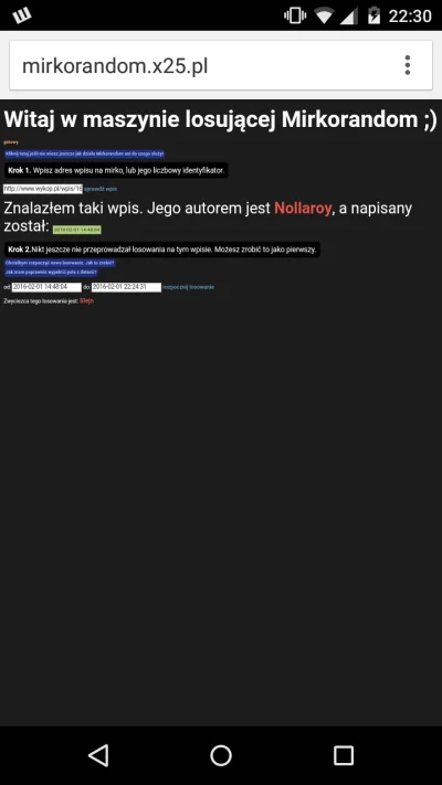 Nollaroy - Zapraszam użytkownika @Slejn po odbiór nagrody. ( ͡° ͜ʖ ͡°)