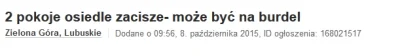 Piniekf - Szukam mieszkania a tu taki rodzynek :D #olx #ogloszenie #heheszki