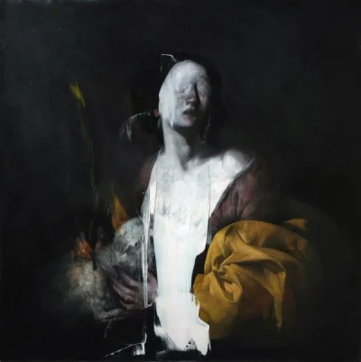 mull - Nicola Samori - Agnese, 2009 r. 
olej na miedzi
#malarstwo #obrazy 

#mull...