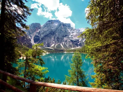 P.....f - Pragser Wildsee (Lago di Braies), Tyrol Południowy, Włochy

#earthporn #gor...