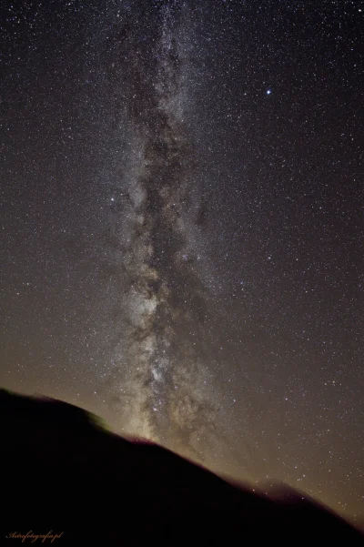 Pierdziawa - Droga mleczna widziana z Bieszczad #astronomia #kosmos #earthporn #biesz...