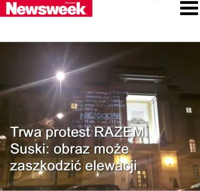 znikam5 - Strasznie jestem ciekawy oficjalnej narracji w sprawie protestu RAZEM pod K...