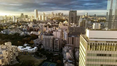 ama-japan - Właśnie jest bardzo ładne niebo nad Tokyo 

#japonia #fotografia #citypor...