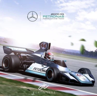 meandyourmom - Co jeśli Mercedes ścigałby się w latach 70?

#f1 #mercedesf1 #lewisham...