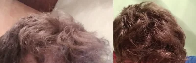 niesmakujemitakawa - Po lewej moje włosy po umyciu i samodzielnym wyschnięciu (bez uż...
