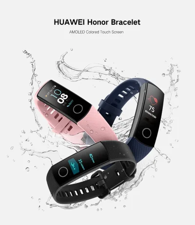 konto_zielonki - Opaska HUAWEI Honor 4 Bracelet 0.95 inch Screen Bluetooth 4.0 Call /...