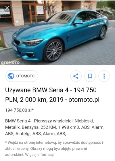 Dominik-95 - BMW z najnowszej licytacji było niedawno wystawione na otomoto za 194 75...