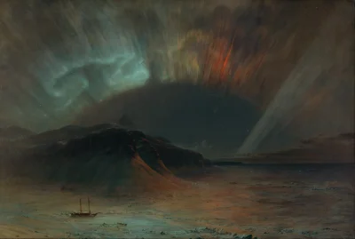 myrmekochoria - Frederic Edwin Church (1826 - 1900), Aurora Borealis, 1865. Kilka pej...