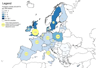 JogurtMorelowy - Eurostat opublikował dane dotyczące wydanych pozwoleń na pobyt tymcz...