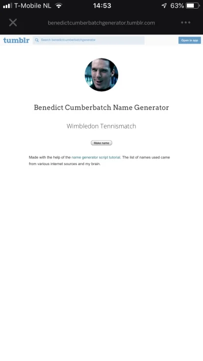 K.....c - http://benedictcumberbatchgenerator.tumblr.com XD #heheszki #benedictcumber...