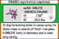 P.....r - #pienwpoke Sableye... Mam Cię Ty bulwo tragiczna!