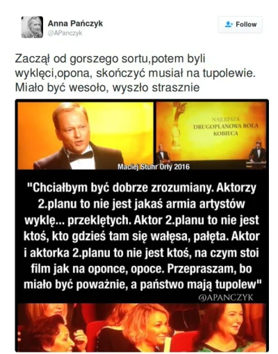 ProstyOracz - @planetneo: Napisz do Stuhra juniora, może wymyśli coś zabawnego o Tu p...