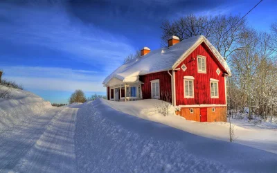 karmajkel-nowak - Dla marudzących na upały szwedzka zima

#szwecjatakapiekna #szwec...