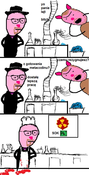 Monoxide - Randomowy komiks z archiwum na dziś. Wrócę do rysowania w tym roku, proszę...