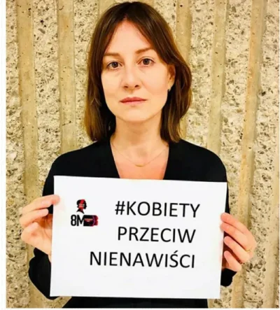 path - Czy ta baba musi protestować w każdej możliwej akcji? Za aborcją, za karpiami,...