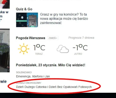 perlikont - W tej chwili na głównej Gazeta.pl. 
Przyznawać się. Kto dziś świętuje? (...