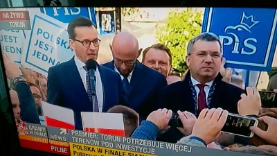 Onde - O, Morawiecki z Michauem przybyli do Torunia #!$%@?ć farmazony.
#torun