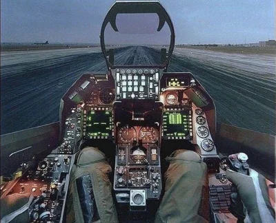 Zdejm_Kapelusz - Widok z kokpitu pilota F-16.

#lotnictwo #samoloty #zainteresowani...