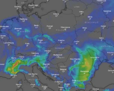 stapry - @chilling: prognozowane opady śniegu na najbliższe 10 dni