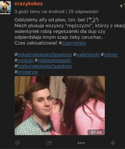 Wypok2 - @crazykokos: ty jeszcze coś faflunisz na temat kobiecości? xD Wiem, że jeste...