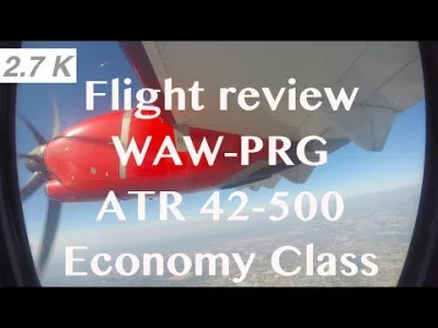 fajazdrowia - ATR 42-500 CSA Warsaw to Prague
#lotnictwo
