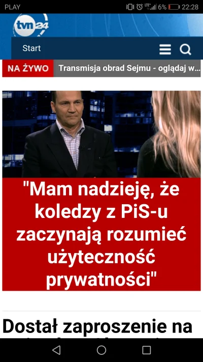 EvilToy - TVN24 informacje pilne na swojej stronie klasyfikuje kolorami. Zwykle są żó...