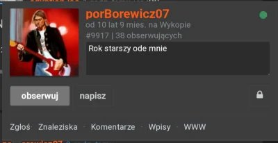 robson7 - @porBorewicz07: :)
Stó lat rzyczem