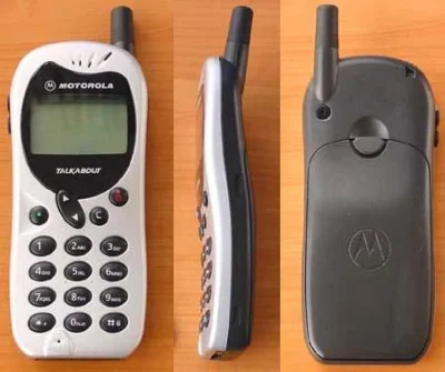 tejotte - Wszyscy wrzucają swoje pierwsze cegłofony to i ja się pochwalę - Motorola T...