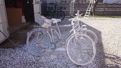 ElCidX - A oto instalacja artystyczna pod tytułem "wspomnienie zimy" :)
#rower #poka...