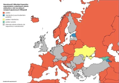 Brajanusz_hejterowy - Narodowość Mikołaja Kopernika wg pierwszego zdania artykułów na...