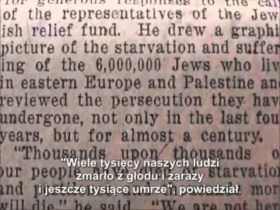 apocryph - Żydzi pisali o holokauście (6 milionach) - 18 lat przed uformowaniem rządu...