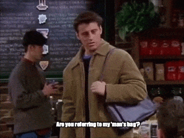 Lubiepoziomki - @PanBulka: Joey ją nosił jako męską torbę :>