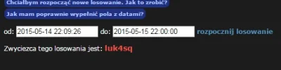 niesubordynowany - @luk4sq
Gratuluję, odezwij się na priv ;)